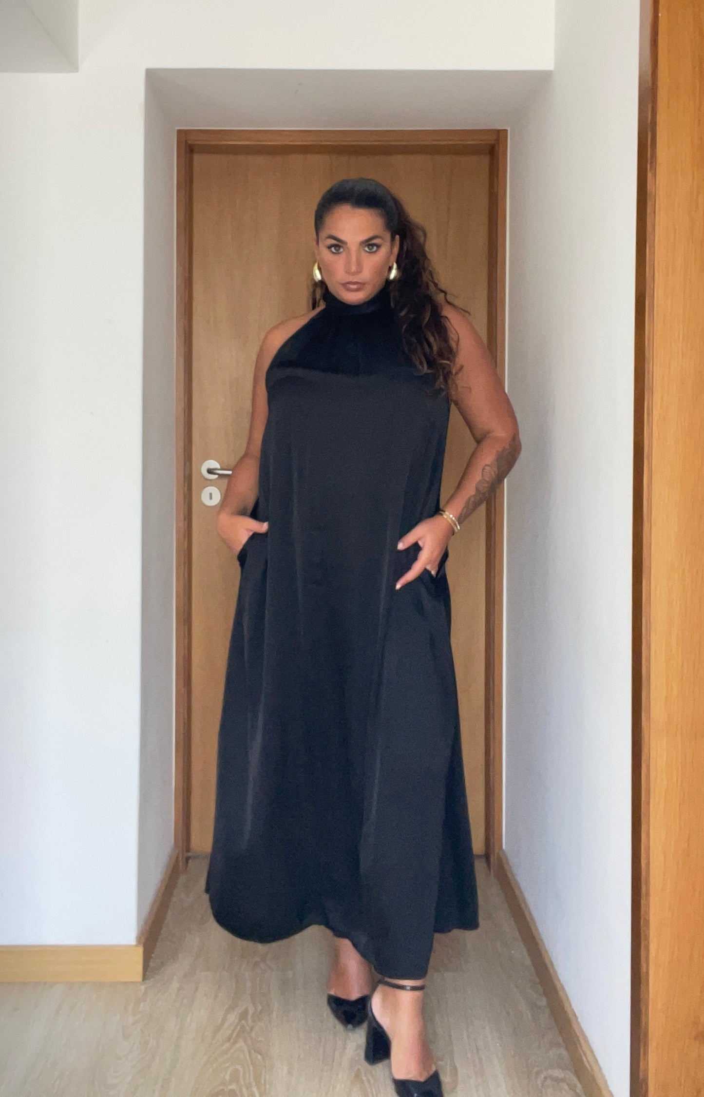 BLACK GLAM DRESS