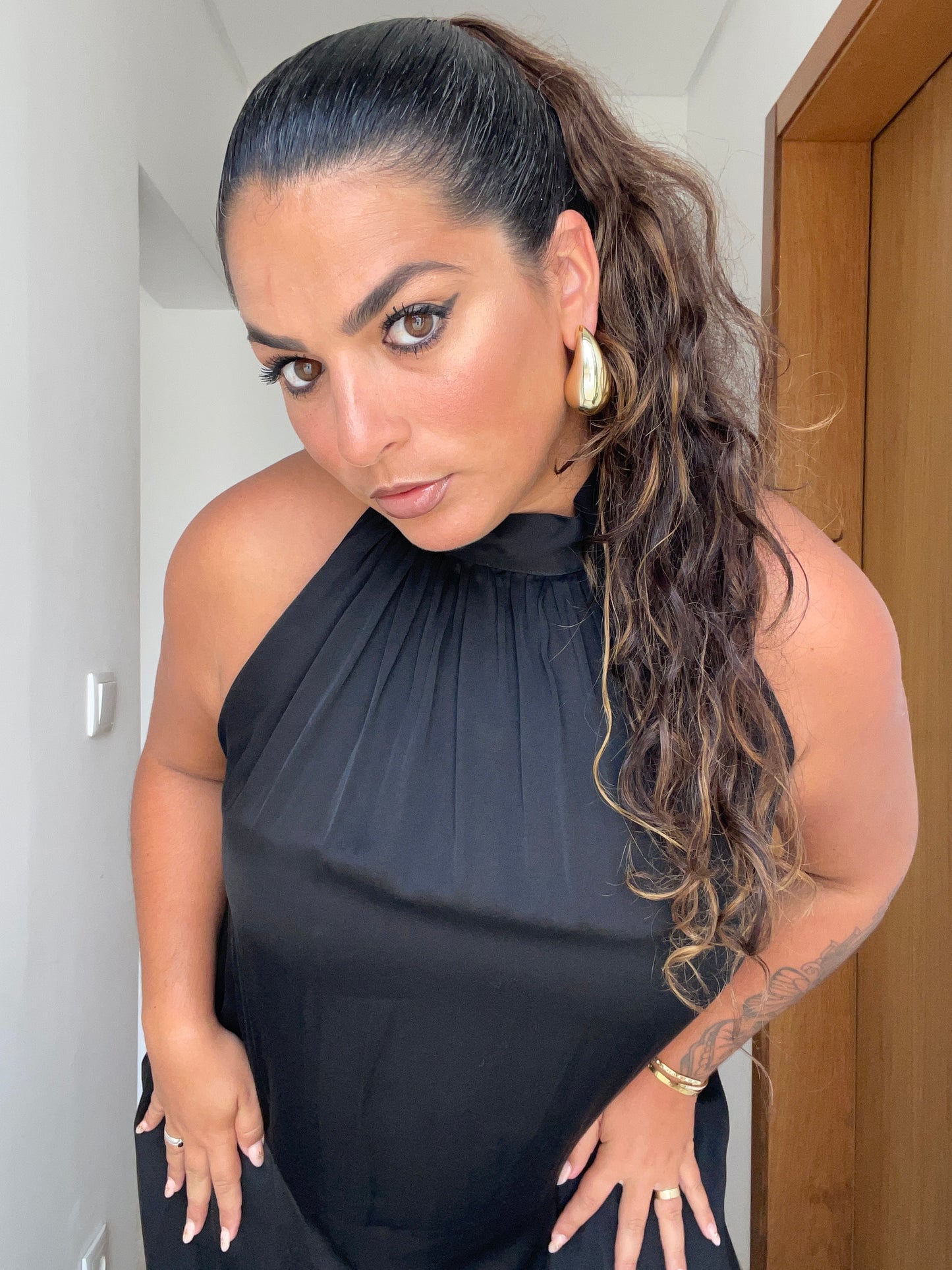 BLACK GLAM DRESS