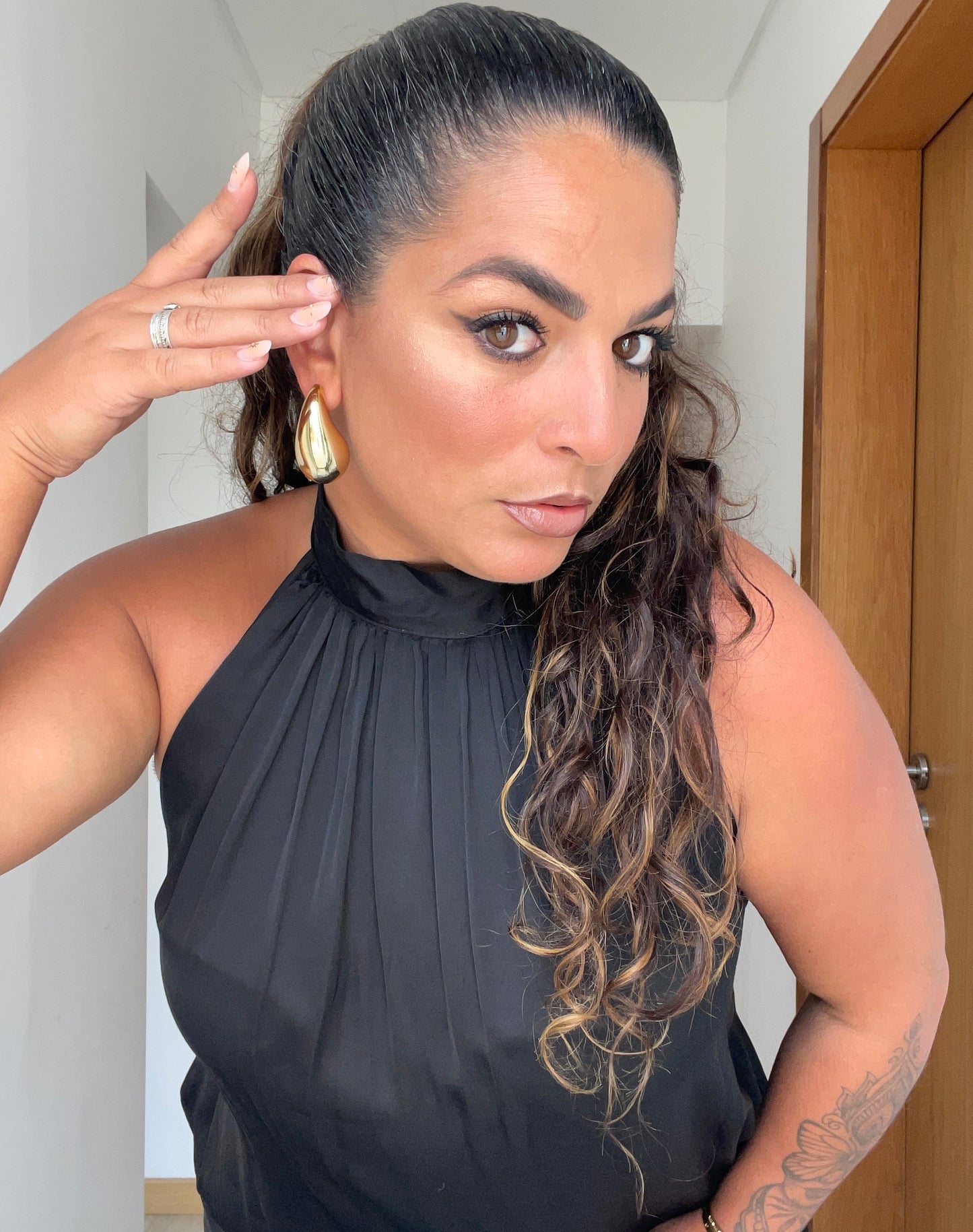 BLACK GLAM DRESS