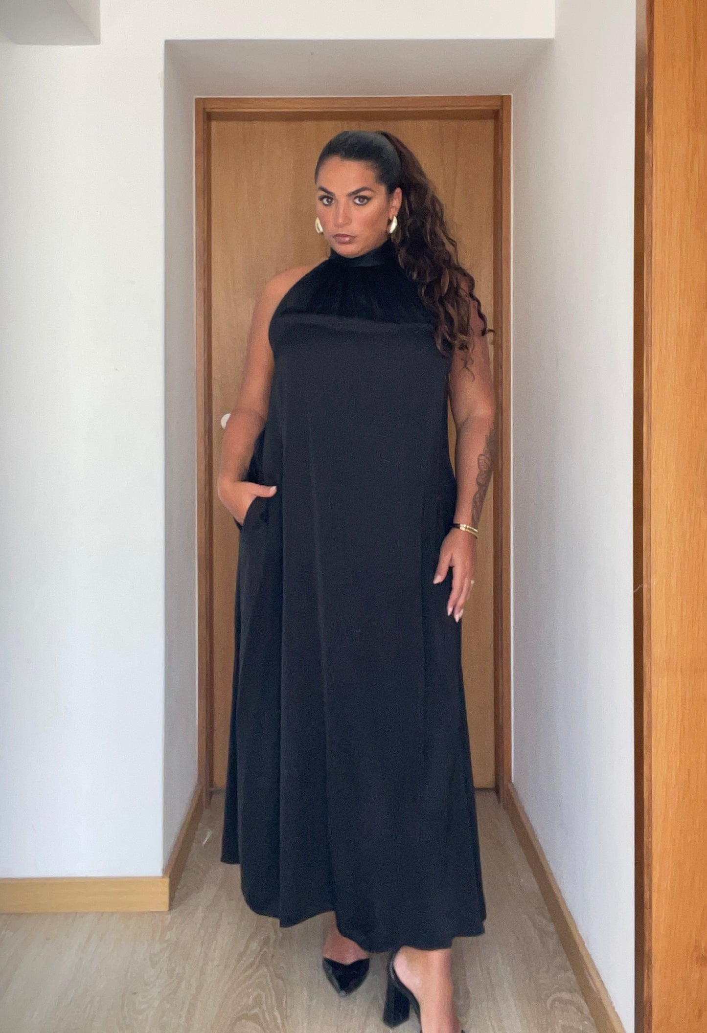 BLACK GLAM DRESS