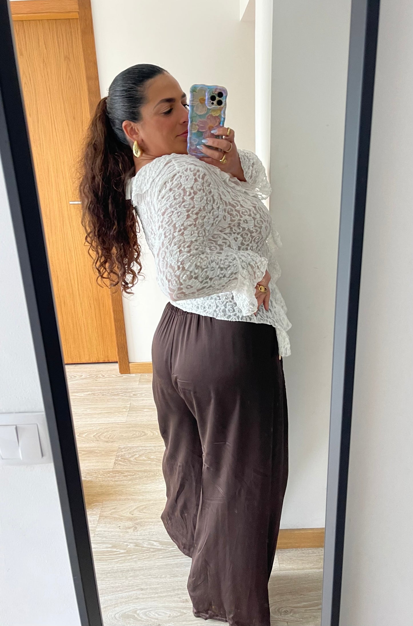 TOP CARDIGAN RENDA | CORES