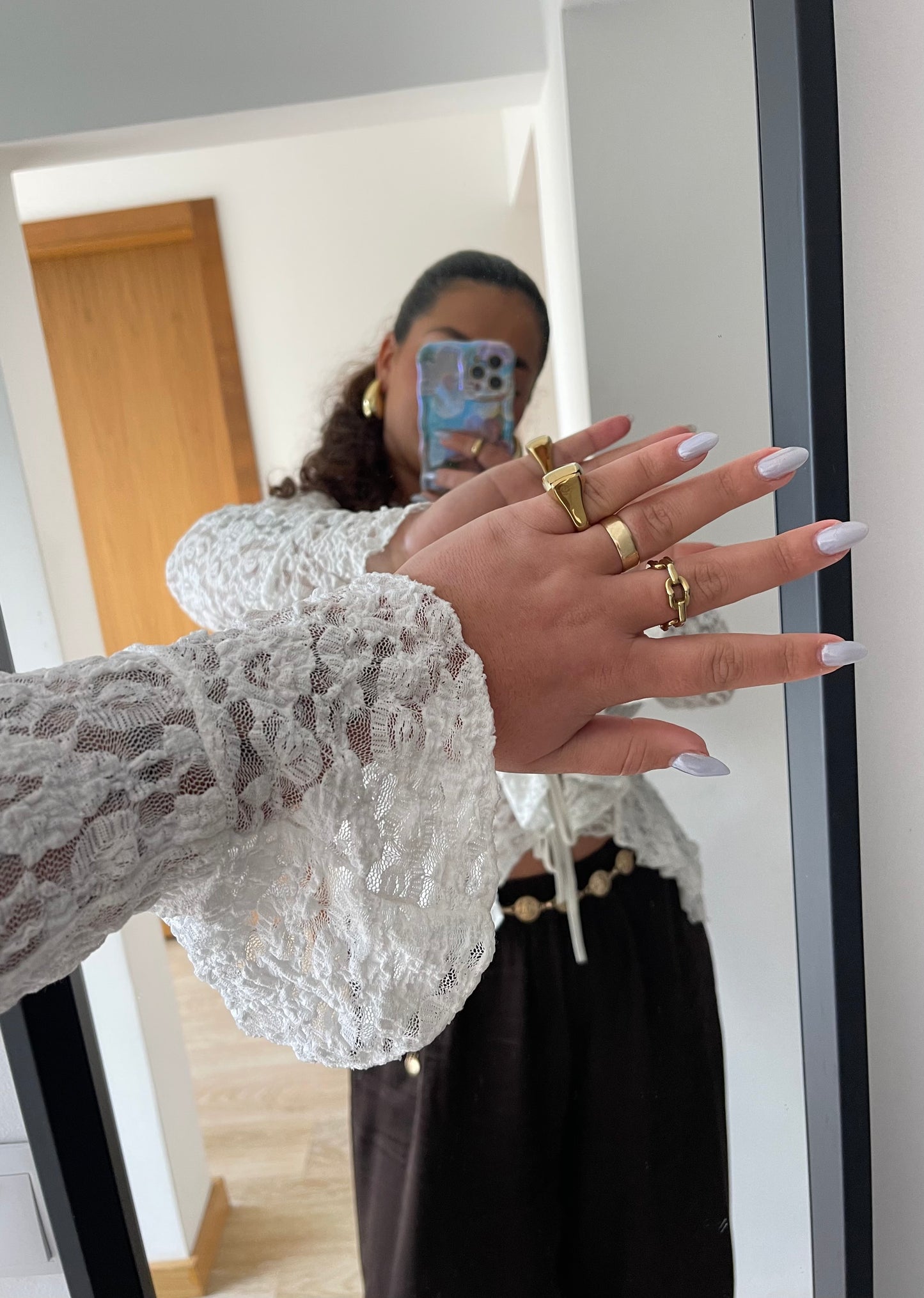 TOP CARDIGAN RENDA | CORES