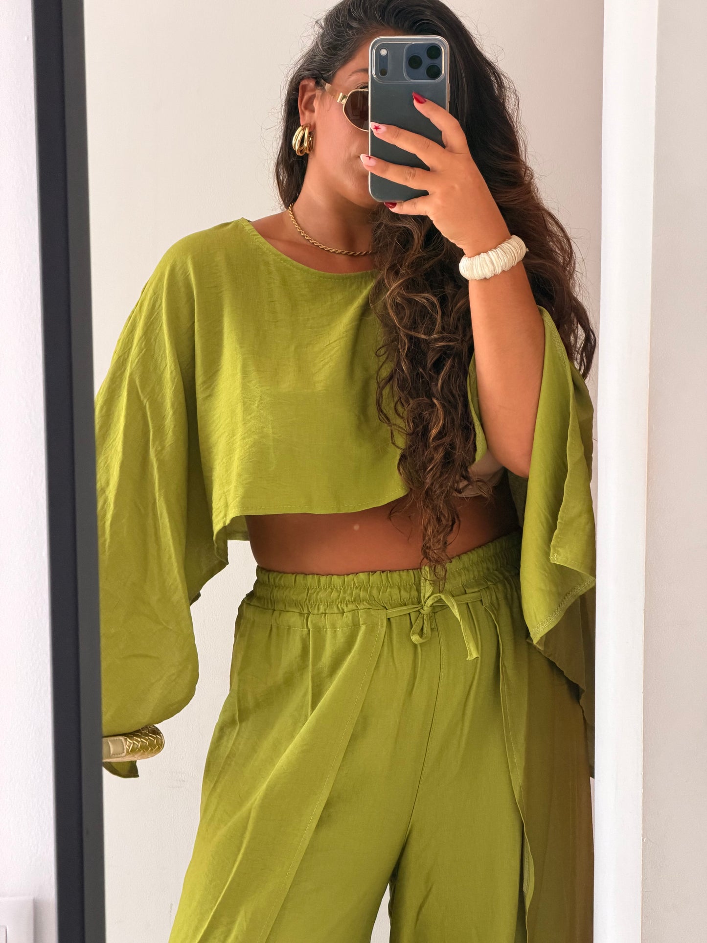 CONJUNTO PONCHO CROP | 7 CORES