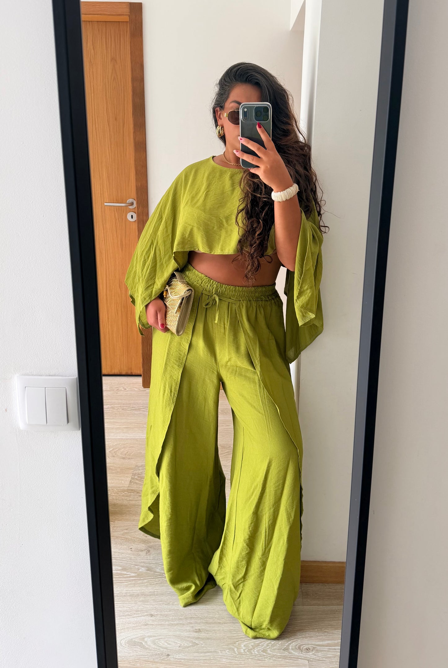 CONJUNTO PONCHO CROP | 7 CORES