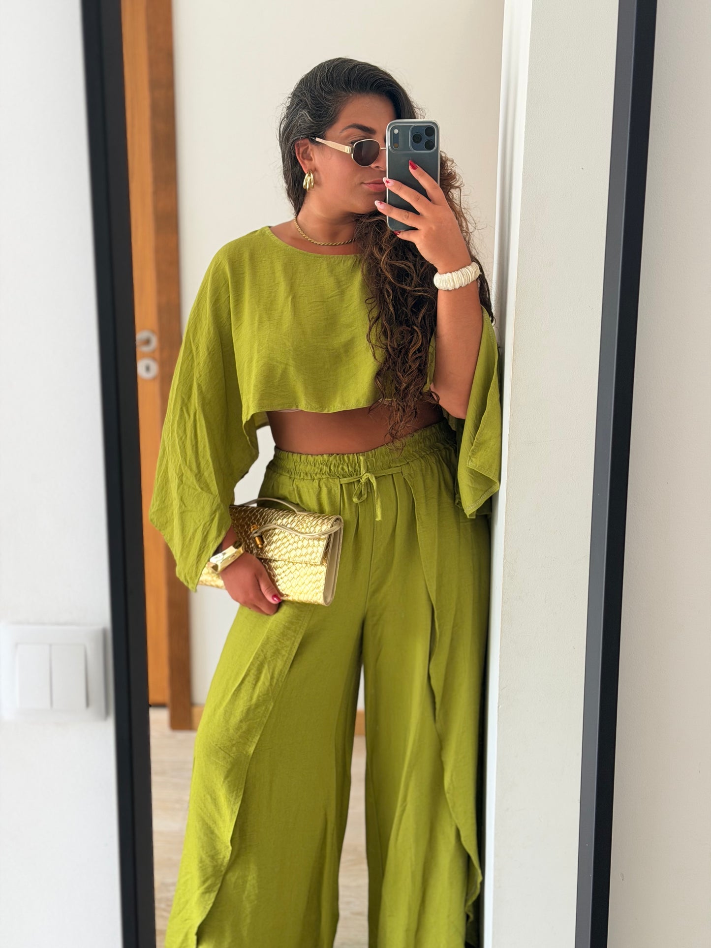CONJUNTO PONCHO CROP | 7 CORES